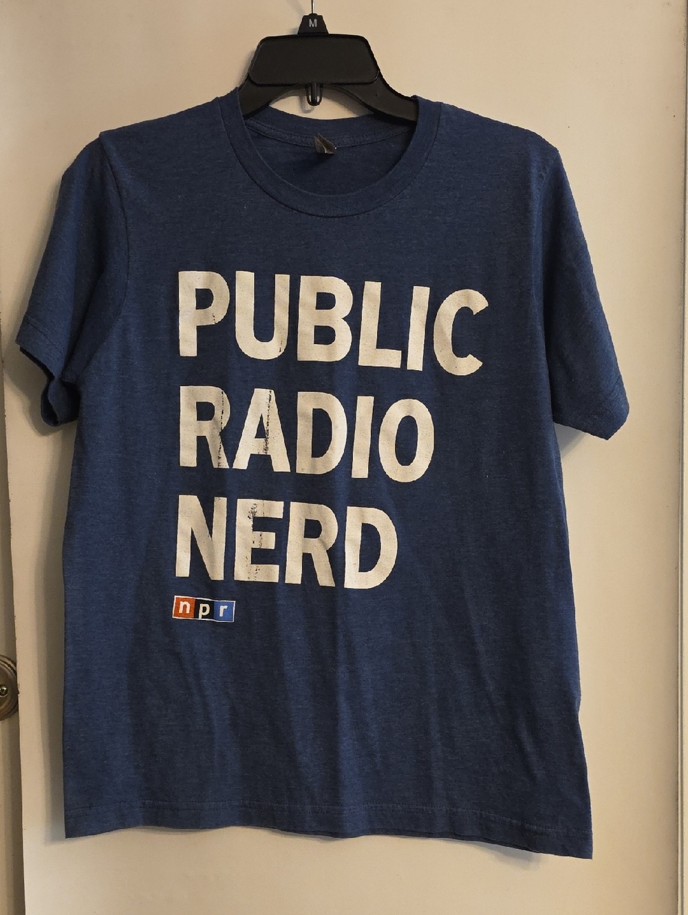 NPR Public Radio Nerd Blue Graphic Tee